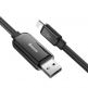 Lightning USB кабел за Apple устройства с Lightning порт (100 см) - Baseus Glowing USB Lightning Cable (CALLG-01) (черен) 4