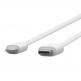 MFI сертифициран USB-C към Lightning кабел за Apple устройства с Lightning порт (120 см) - Belkin Mixit Boost Charge USB-C to Lightning Cable PD 18W (бял) 3