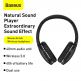 Безжични блутут слушалки за мобилни устройства - Baseus Encok D02 Pro Wireless Over-Ear Headphones (NGTD010301) (черен) 7