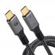 VCOM USB 4.0 Cable - USB-C към USB-C кабел стандарт USB 4.0 (200 см) (черен)  3