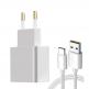 Захранване за ел. мрежа с USB-A изход и USB-C кабел за зареждане на мобилни устройства - Vivo Flash Wall Charger USB-A 33W (бял) 1