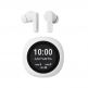 Безжични блутут слушалки със зареждащ кейс - 4smarts SkyBuds Screen Pro ANC TWS In-Ear Bluetooth Earphones (бял) 1