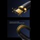 Кабел с въжена оплетка и бързо зареждане за устройства с USB-C порт - Benks PowerWeave USB-C to USB-C Braided Cable 100W PD (100 см) (черен) 5