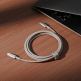 Кабел с бързо зареждане за устройства с USB-C порт - Baseus Tungsten Gold USB-C to USB-C Cable 240W (P10319800G21-01) (100 см) (златист)  12
