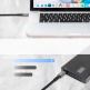 Здрав USB4 кабел с Thunderbolt 4 за устройства с USB-C порт - Wozinsky Thunderbolt 4 USB4 USB-C to USB-C Cable 240W (черен) (150 см)  7