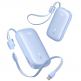 Външна батерия с вграден USB-C и Lightning кабел и USB-C, USB-А портове - Baseus Qpow3 Ultra EnerFill Power Bank With USB-C And Lightning Cable 22.5W 20000mAh (син) 1