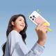 Външна батерия 10000 mAh с вграден Lightning кабел и USB-C порт - Baseus Popsicle Power Bank with Lightning Cable 20W 5200mAh (жълт-розов) 7