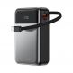 Външна батерия с вграден USB-C кабел, USB-C и USB-A портове и технология за бързо зареждане - Acefast M21 Power Bank PD 65W 20000 mAh with Built-in USB-C Cable (черен) 1