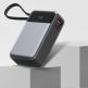 Външна батерия с вграден USB-C кабел, USB-C и USB-A портове и технология за бързо зареждане - Acefast M21 Power Bank PD 65W 20000 mAh with Built-in USB-C Cable (черен) 5