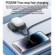 Преносима външна батерия с USB-C порт и безжично зареждане с MagSafe и Apple Watch - Yesido YP59 Magnetic Wireless Charging Power Bank 5000 mAh 20W (черен) 5