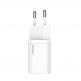 Захранване за ел. мрежа с USB-C изход с технология за бързо зареждане - Baseus Super Si USB-C PD Wall Charger 25W (CCSP020102) (бял) 3