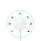 Поставка (пад) за безжично зареждане за iPhone с Magsafe - Dux Ducis USB-C Magnetic Wireless Qi Charger 15W (бял) 1