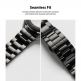 Стоманена каишка за Galaxy Watch, Huawei Watch, Xiaomi, Garmin и други (20 мм) - Ringke Metal One Classic Band 20 mm (черен) 4