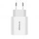 Захранване за ел. мрежа с USB-C изход с технология за бързо зареждане - Nillkin Bijou 18W PD USB Travel Charger (бял) 3