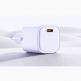 Захранване за ел. мрежа с USB-C изход с технология за бързо зареждане - Mcdodo Mini USB-C PD Fast Charger 20W (лилав) 3