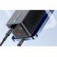 Захранване за ел. мрежа за лаптопи, смартфони и таблети с AC, 1xUSB-A и 2xUSB-C изходи с технология за бързо зареждане - Toocki GaN Power Adapter Socket 67W (черен) 4