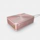 Захранване за ел. мрежа за лаптопи, смартфони и таблети с 5xUSB-A и 1xUSB-C изходи с технология за бързо зарежданe - Adam Elements Omnia PA601 Desktop Charging Station 81W (розовo злато) 3