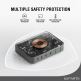 Захранване за ел. мрежа с 4xUSB-C PD изхода и 2xUSB изходa - 4Smarts 7in1 GaN PD Wireless Charging Station 100W (черен) 6