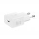 Захранване за ел. мрежа с USB-C изход с технология за бързо зареждане (бял) - Samsung USB-C 25W Travel Wall Charger EP-T2510NBEGEU (ритейл опаковка) 2