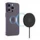 Поставка (пад) за безжично зареждане за iPhone с Magsafe - Tech-Protect USB-C Magnetic Wireless Qi Charger Qi15W-A30 (черен) 3