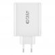 Захранване за ел. мрежа за лаптопи, смартфони и таблети с 3xUSB-C и 1xUSB-A изходи с технология за бързо зареждане - Tech-Protect GaN Fast Wall Charger 100W (бял) 2