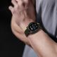 Магнитна силиконова каишка за Samsung Galaxy Watch, Huawei Watch, Xiaomi, Garmin и други часовници с 20мм захват - Dux Ducis Silicone Magnetic Strap 20mm (LD Version) (черен-жълт) 2