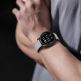 Магнитна силиконова каишка за Samsung Galaxy Watch, Huawei Watch, Xiaomi, Garmin и други часовници с 22мм захват - Dux Ducis Silicone Magnetic Strap 22mm (LD Version) (сив-оранжев) 2