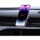 Поставка за радиаторa на кола с безжично зареждане за iPhone с Magsafe - Tech-Protect MagMat MagSafe Vent Car Mount 15W (черен) 6