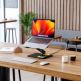 Сгъваема алуминиева поставка за MacBook и лаптопи от 11 до 17 инча и пад за безжично зареждане на Qi съвместими устройства - Alogic Elite Aluminum Laptop Stand With Wireless Charger 10W (черен) 5
