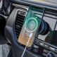 Магнитна поставка за таблото или стъклото на кола с безжично зареждане за iPhone с MagSafe - Wozinsky WUSQ-01 Magnetic Car Phone Mount 15W (черен) 5