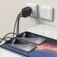 Захранване за ел. мрежа за лаптопи, смартфони и таблети с USB-A и 2xUSB-C изходи с технология за бързо зареждане - Yesido YC144C GaN Fast Wall Charger 65W (черен) 3