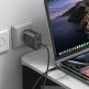 Захранване за ел. мрежа за лаптопи, смартфони и таблети с USB-A и 2xUSB-C изходи с технология за бързо зареждане - Yesido YC144 GaN Fast Wall Charger 65W (черен) 2