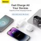 Захранване за ел. мрежа с 2xUSB-C изходи с технология за бързо зареждане - Baseus GaN5 Pro Fast Wall Charger Dual USB-C 40W (бял) 4