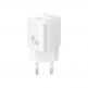 Захранване за ел. мрежа с USB-C изход с технология за бързо зареждане - Baseus PicoGo GaN Fast Wall Charger 45W (P10176800213-00) (бял) 2