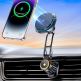 Поставка за радиаторa на кола с безжично зареждане за iPhone с Magsafe - Wozinsky WCT5-6S2Y Magnetic Fast Wireless Vent Car Holder 15W (черен) 8