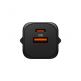 Захранване за ел. мрежа с USB-A и USB-C изходи и технология за бързо зареждане - Spigen Essential 35W Wall Charger EE352EU (черен) 1