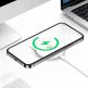 Поставка (пад) за безжично зареждане за iPhone с Magsafe - 4smarts Qi2 USB-C Magnetic Wireless Qi Charger 25W (бял) 7
