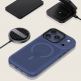 Хибриден удароустойчив кейс с MagSafe за iPhone 17 Pro - Benks Magnetic Lucid Armor Camera Control Case (син) 3