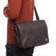 Knomo Kinsale Slim Cross Body Messenger - луксозна чанта за преносими компютри до 13 инча  (кафяв) 3