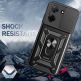 Хибриден удароустойчив кейс с пръстен против изпускане за Samsung Galaxy S26 Edge - Techsuit CamShield Case (черен) 1