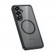 Хибриден удароустойчив кейс с Qi2 за Samsung Galaxy S26 Plus - Benks Magnetic Crystal Case (черен-прозрачен) 2