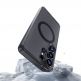 Хибриден удароустойчив кейс с Qi2 за Samsung Galaxy S26 Ultra - Benks Magnetic Crystal Case (черен-прозрачен) 4