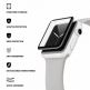 Belkin ScreenForce UltraCurve Screen Protector - калено стъклено защитно покритие с извити ръбове за целия дисплея на Apple Watch Series 3/2 42 mm (черен-прозрачен) 2