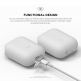 Elago Airpods Waterproof Case - водоустойчив силиконов калъф за Apple Airpods (бял) 2