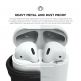 Elago Airpods Waterproof Case - водоустойчив силиконов калъф за Apple Airpods (бял) 5