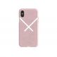 Adidas XbyO Or Moulded Case - поликарбонатов кейс с TPU рамка за iPhone XS, iPhone X (розов) 1