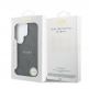Дизайнерски кожен кейс с MagSafe за Samsung Galaxy S26 Ultra - Guess PU 4G Gold Frame MagSafe Leather Hard Case (черен) 6