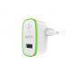 Belkin Universal USB Home Charger 2.1A with MicroUSB cable - захранване с USB изход 2.1А и MicroUSB кабел (бял) 1