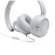 JBL T500 On-ear Headphones - слушалки с микрофон за мобилни устройства (бял) 3