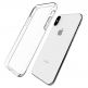 Spigen Liquid Crystal Case - тънък силикнов (TPU) калъф за iPhone XS, iPhone X (прозрачен)  1
